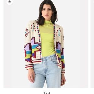 Hunter Bell Crochet Callen Cardigan NWOT